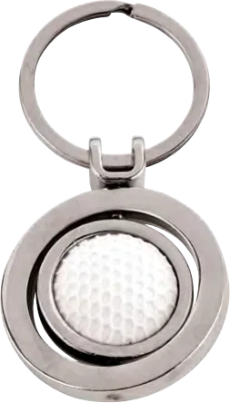 Driver Spinning Golf Ball Keyring