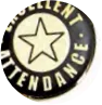Excellent Attendance 20mm Buddy