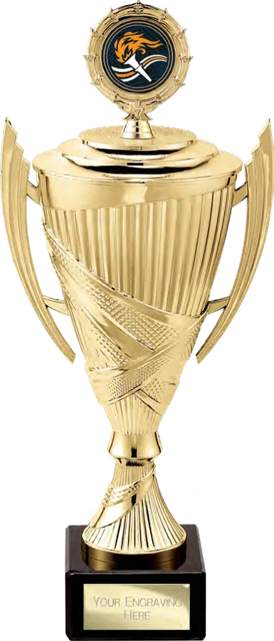 Intrepid Gold Plastic Cup