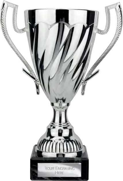 Intrepid Silver Plastic Cup