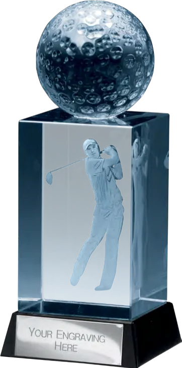Sterling Crystal Golf Ball