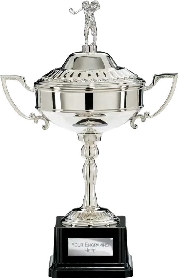 Sterling Nickel Plated Golf Cup