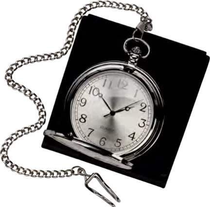 Timeless Steel Pocket Watch