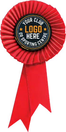 Tribute Red Mini Rosette