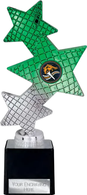 Trinity Star Green & Silver (TR25596A)